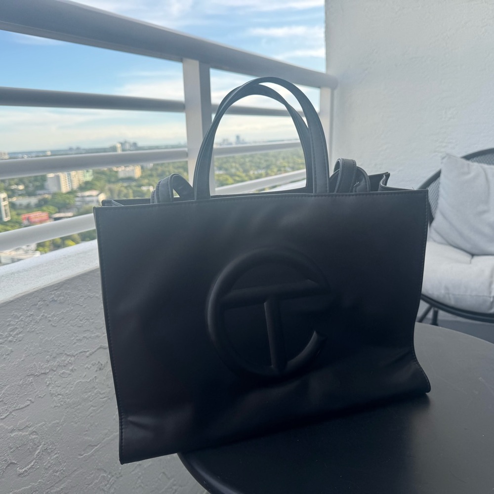 Telfar Black Tote Bag